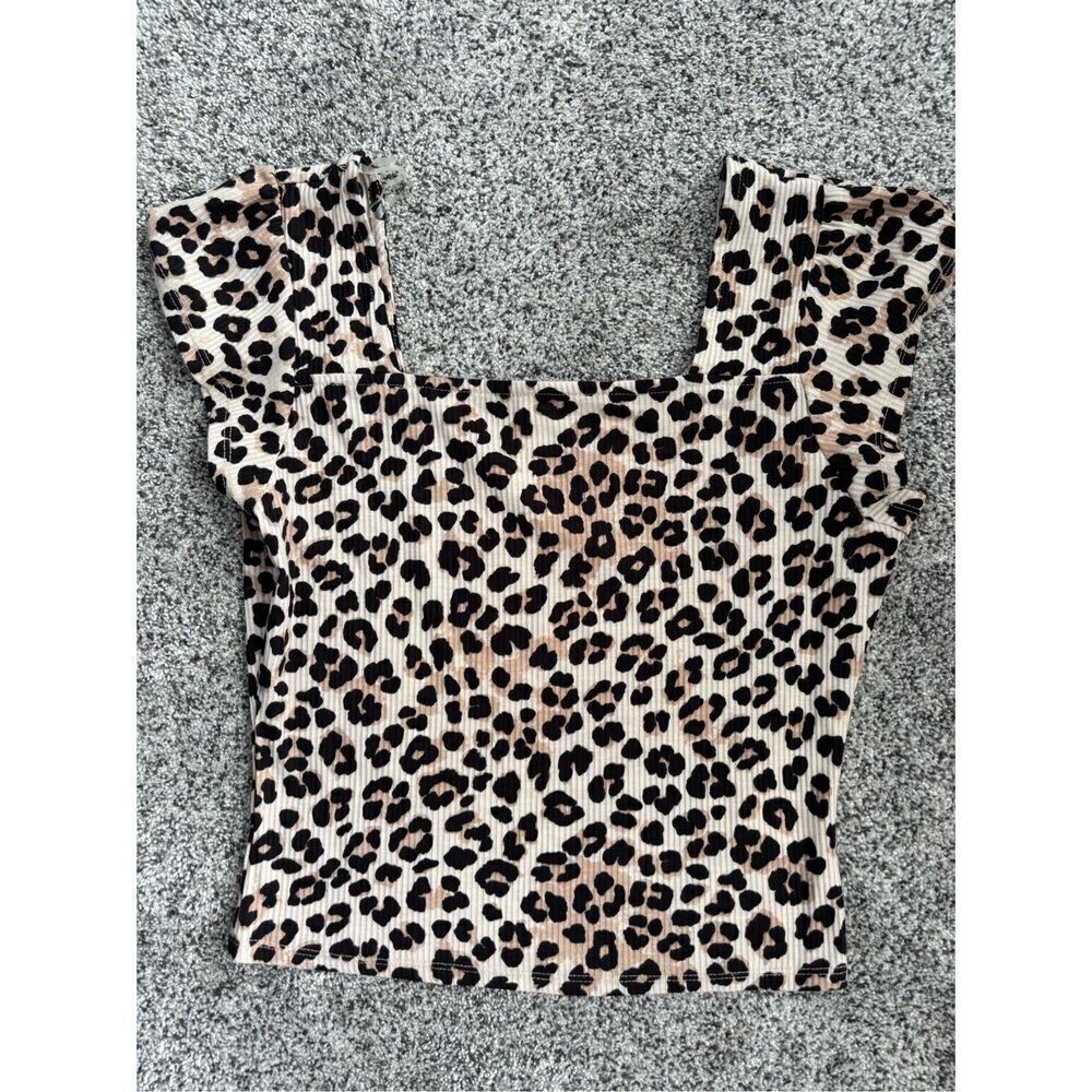 ❤️Society Stitch Cheetah Top